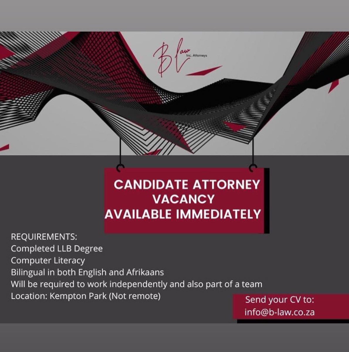 Candidate Attorney Vacancy
