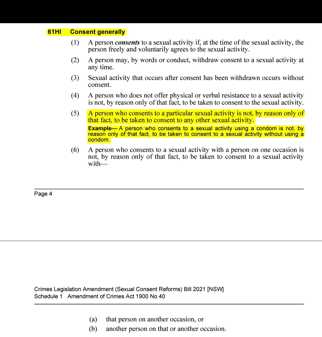 khyati_w's tweet image. On a side note, the NSW amendment on Sexual Consent (brought into effect this year) is so brilliantly progressive. Such an impressive model of how rape laws should look, and a guide to what consent means generally. #lka has miles to go.