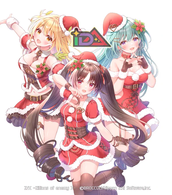 クリスマス仕様のiDAちゃん達🧑‍🎄 