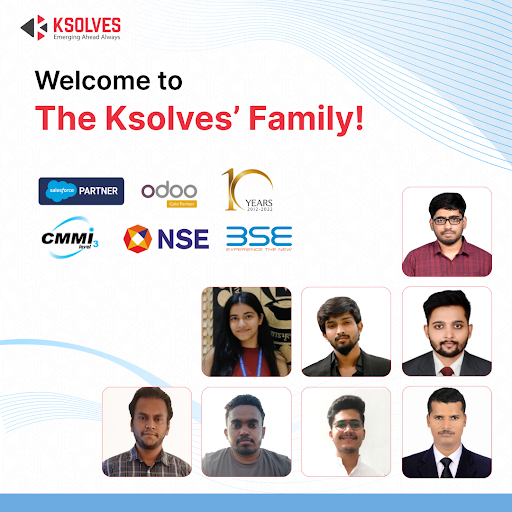 _Ksolves's tweet photo. We are glad to have you aboard! Congratulations!

This week, we are pleased to introduce our new team members, who will be an important addition to the company's growth!

We are excited to work together with them!

#CareersAtKsolves #wearegrowing #EmergingAheadAlways #newhiring https://t.co/0y5E1uc83v