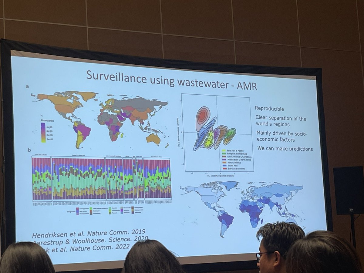 World🌍 needs data on infectious agents and #AMR 🦠🧬💊 which is independent from geography, reservoir or pathogen. <a href="/FrankAarestrup/">Frank Aarestrup</a> gives a talk about possibilities of waste-water based surveillance #WWS for #AMRsurveillance <a href="/WOHCongress/">World One Health Congress</a> <a href="/singapore/">Singapore</a> #WOHC2022 #WOHC #ONEHEALTH #NGS