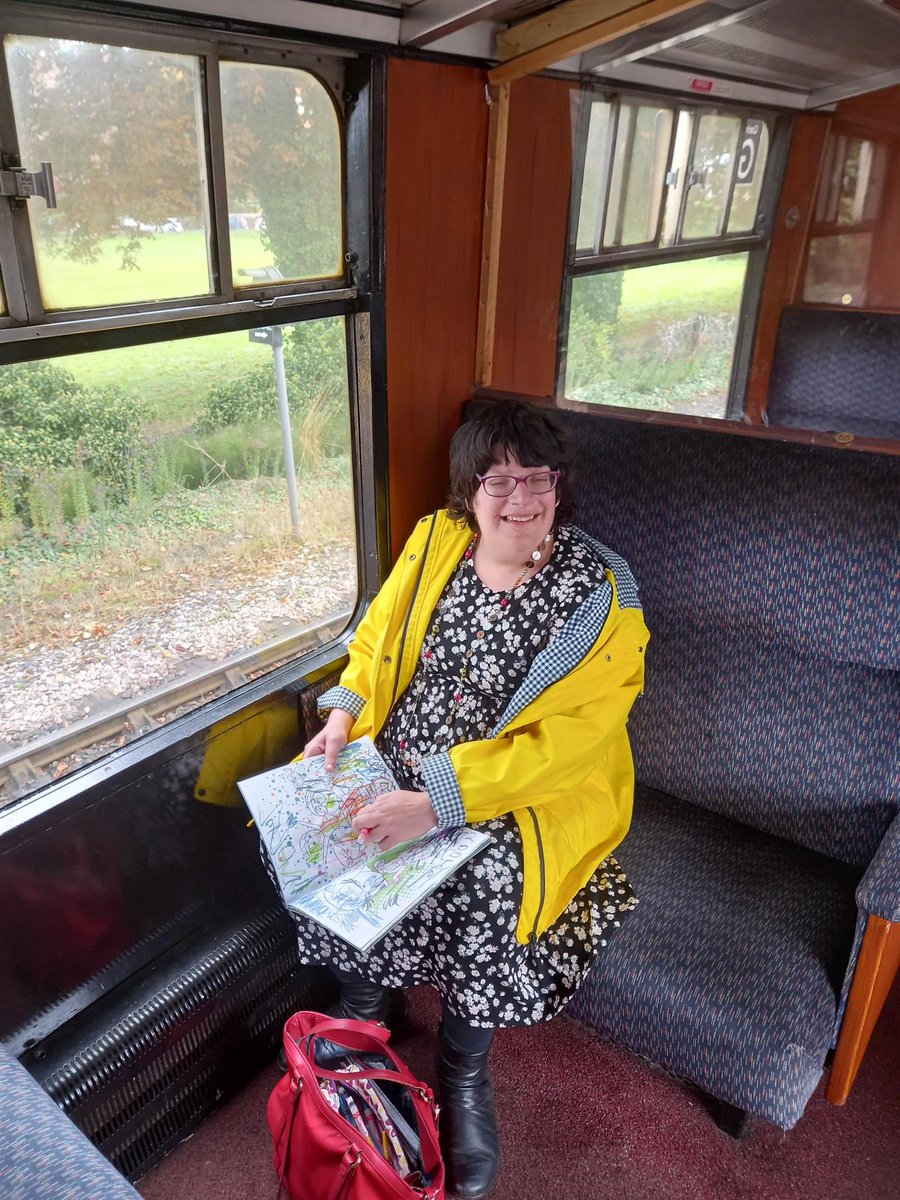 _rainbowliving's tweet photo. Our #ExeterRainbowHouse tenant Chloe took a ride on a steam train! It’s great to see you looking so happy and enjoying the day Chloe 😊 #IndependentSupportedLiving https://t.co/LtBQZKLT9t