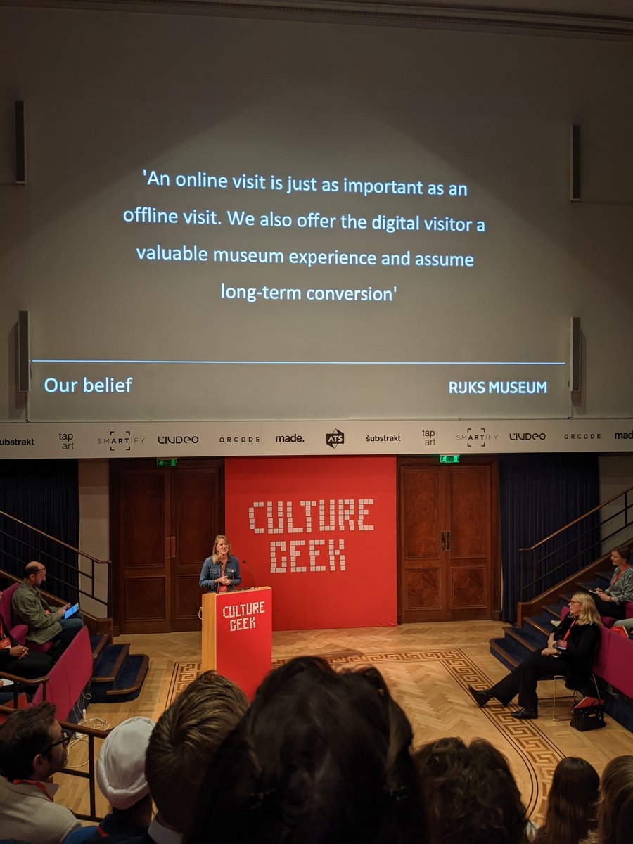 MarkySpider's tweet photo. @rijksmuseum kicking off with some impressive stats @culturegeek https://t.co/udeZeom4R2