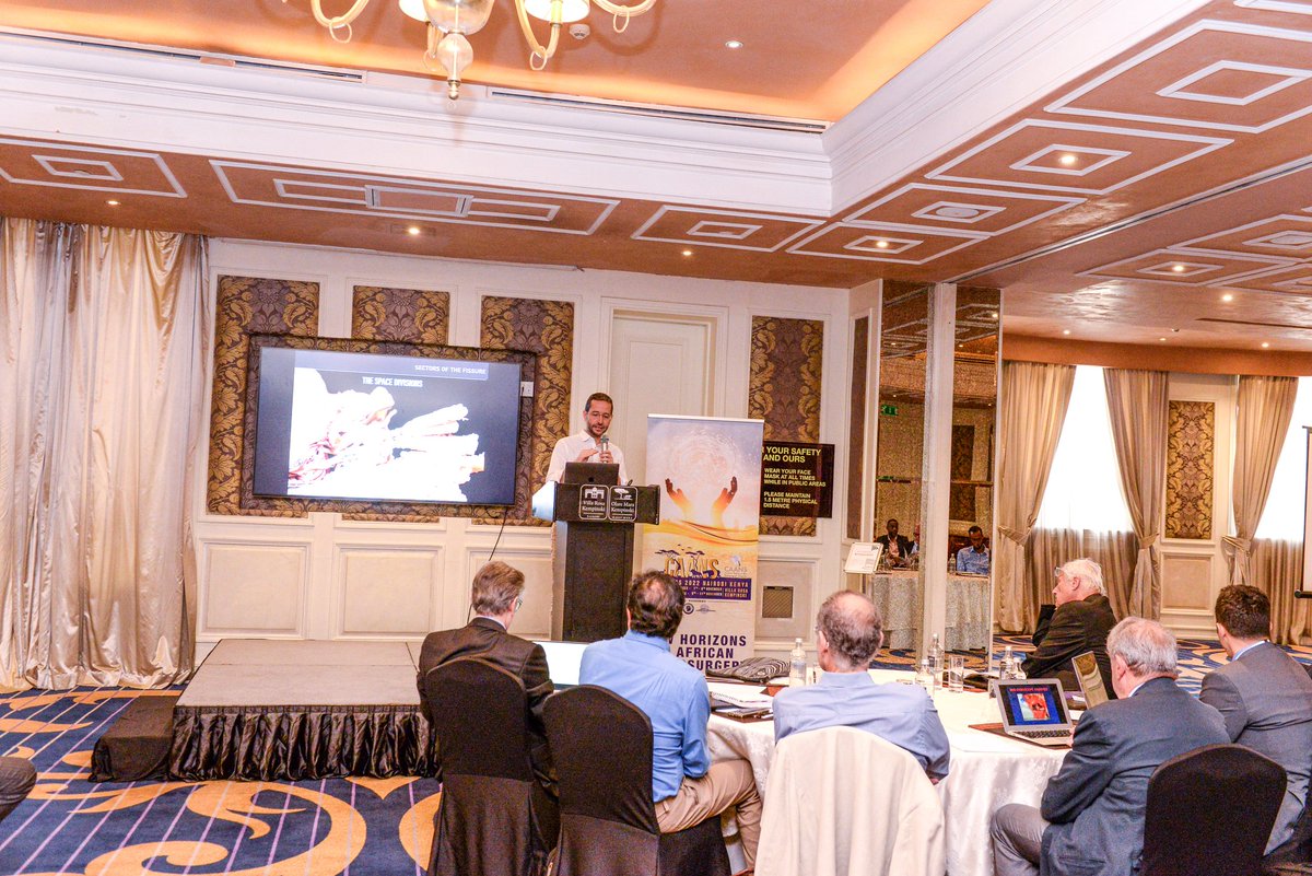 caans2022's tweet photo. An edifying opening presentation by Dr. Pablo Conzalez Lopez on the anatomy and implications of the superior orbital fissure and exciting  news on the impact the recently acquired cyberknife could have in Kenya! #dayone #caans2022 https://t.co/Jcz2sqD8oA