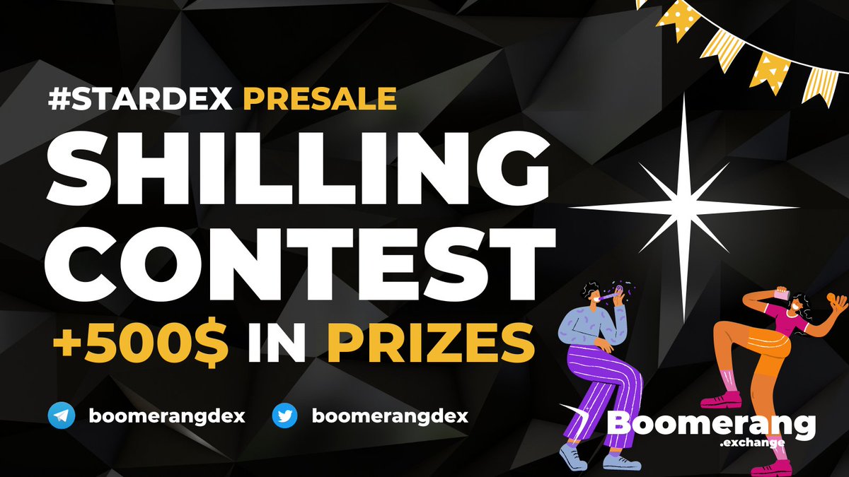 boomerangdex's tweet photo. 🟢SHILLING CONTEST #UNICRYPT 

Let's make some noise!!
Join our shilling contest now!

🏆 PRIZES
- Top 1: $200 + 1 WL spot
- Top 2: $170 + 1 WL spot
- Top 3: $130 + 1 WL spot
- Top 4: $70 + 1 WL spot
- Top 5: $50 + 1 WL spot

Retweet and join the contest 🔗https://t.co/JbL9WQkhqG https://t.co/DVDdsMLiNJ