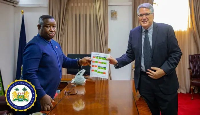 The <a href="/MCCgov/">Millennium Challenge Corporation</a> scorecard for #SierraLeone #FY2023 came out last week. This long thread is a facts-only attempt at going beyond the scorecard's red and green boxes. 🧵
