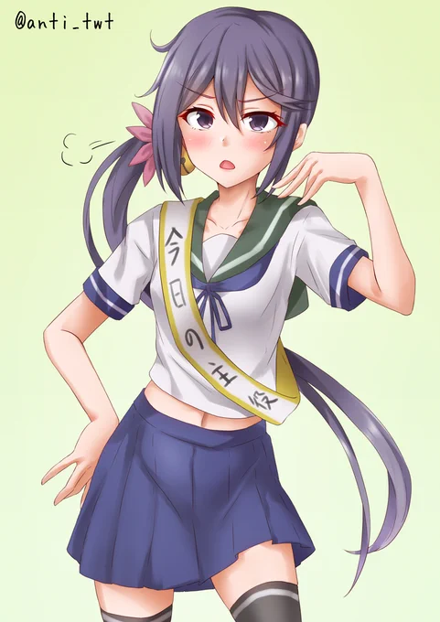 ぼのたん誕生日おめでとう#艦これ版深夜の真剣お絵描き60分一本勝負#艦これ版真剣お絵描き60分一本勝負_20221107 