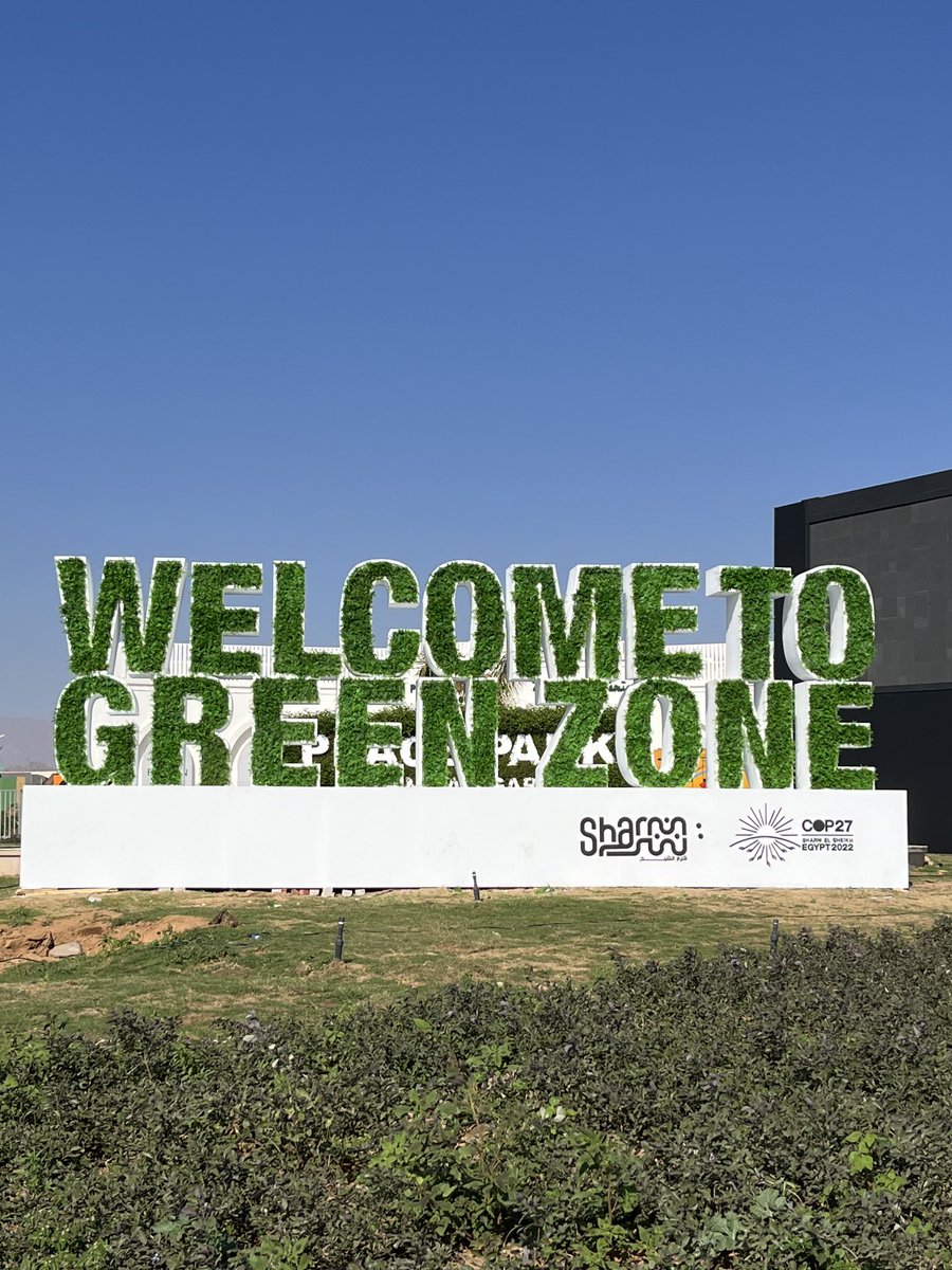 Enormous sense of nostalgia to be ⁦<a href="/COP27P/">COP27</a>⁩. The sense of accomplishment from @cop26 feels distant. But here’s to hope triumphing over experience.