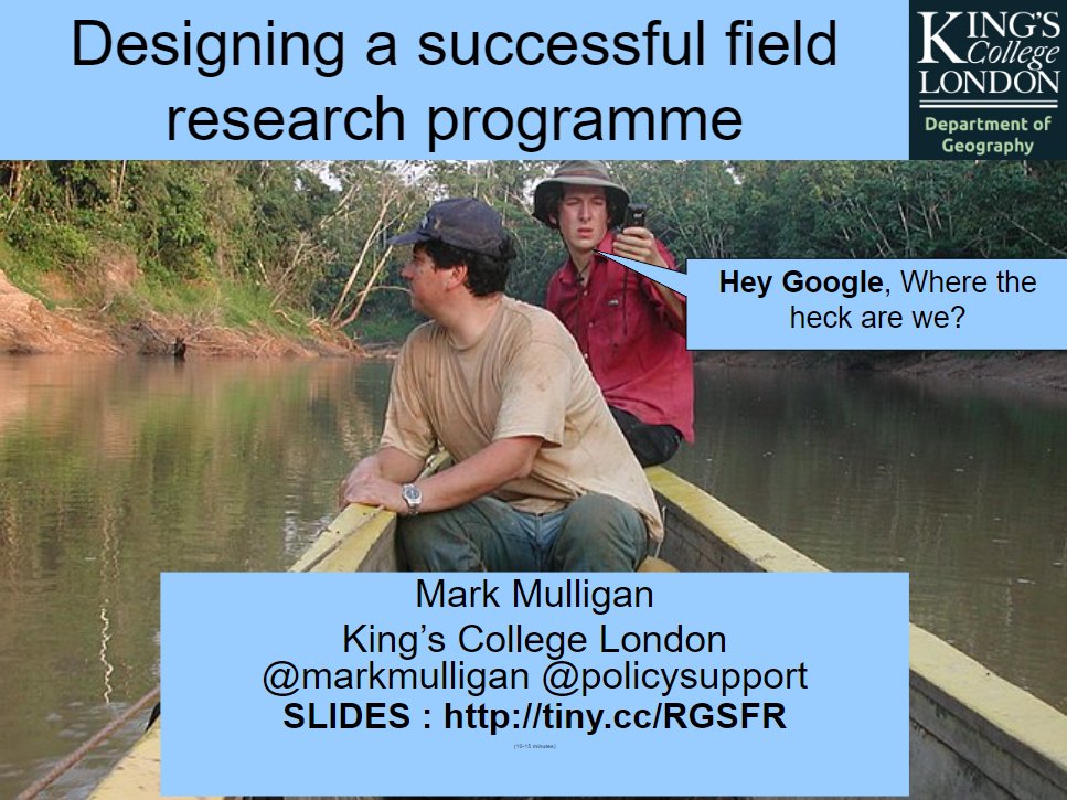 markmulligan's tweet photo. The  @RGS_IBG #Explore2022 weekend was superb (as always).  Very pleased to talk with experienced and early career #FieldScientists on designing successful #fieldwork #research programmes and on #LowCostSensing in the field.  Links to presentations are on images below. https://t.co/TgdzehgEof