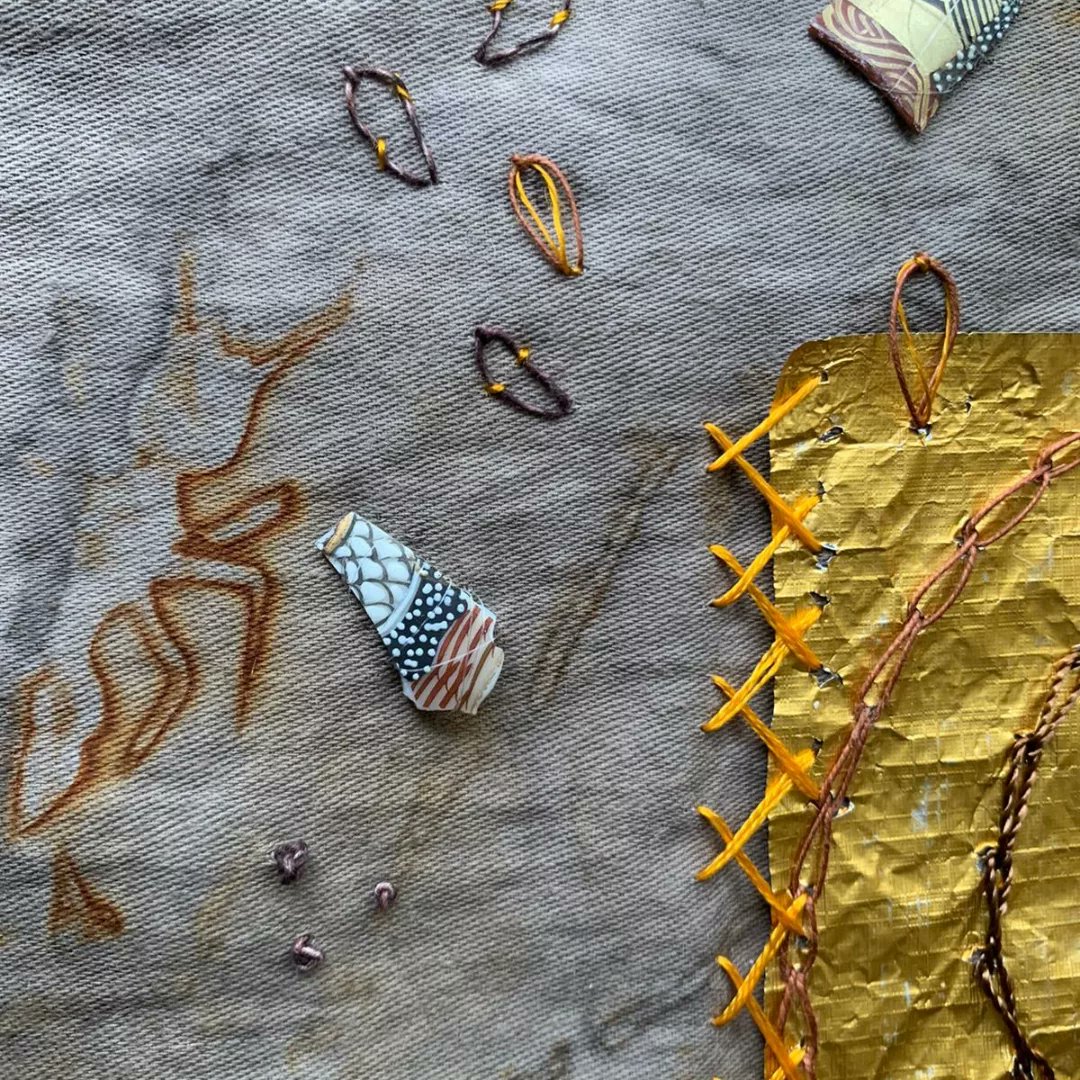 Carousel Textile Art tweet media