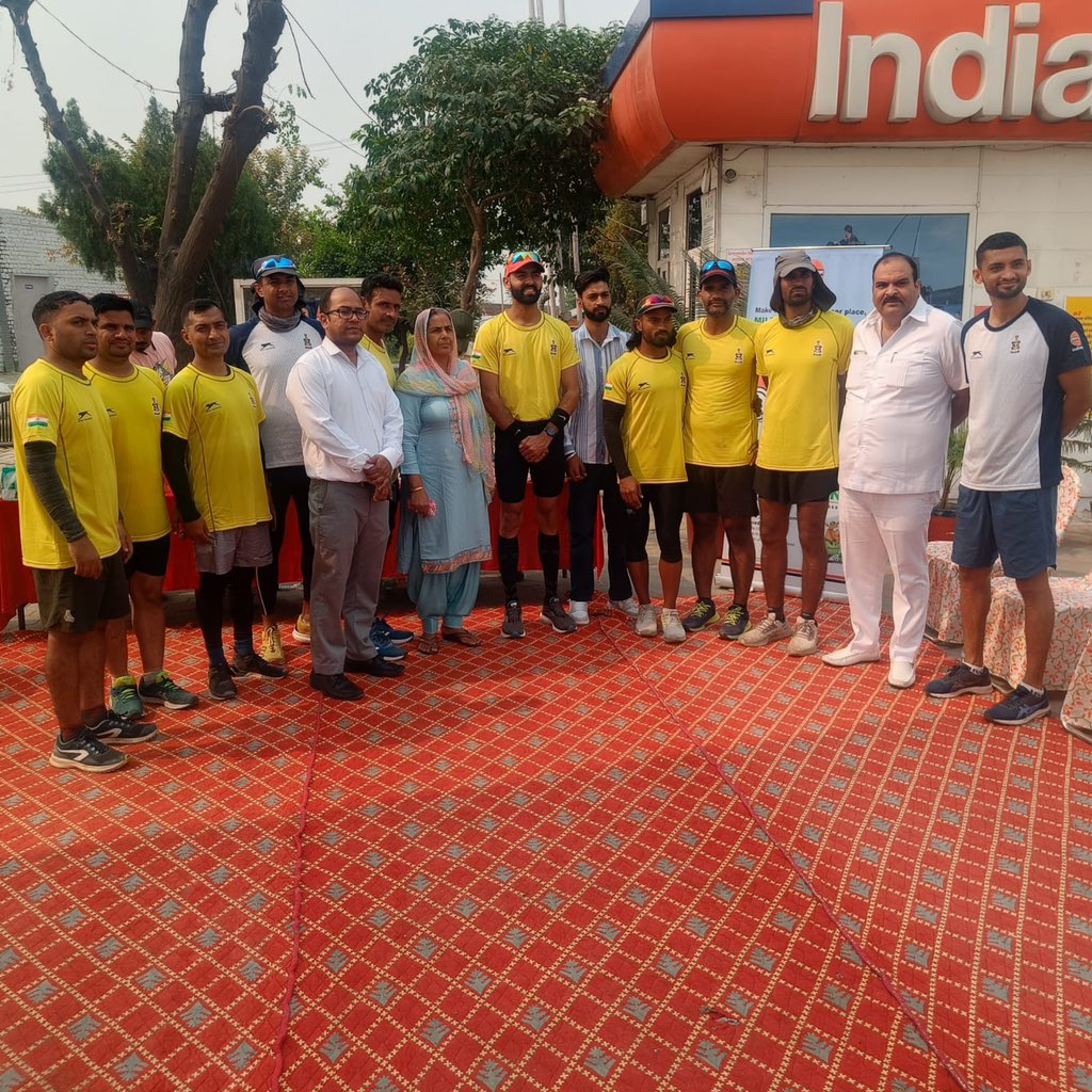 IOCL_Delhi State Office on Twitter "Day 2 of 35 days Marathon Touch
