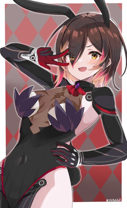 #ロボ子Art 黒バニーロボ子さん～ 