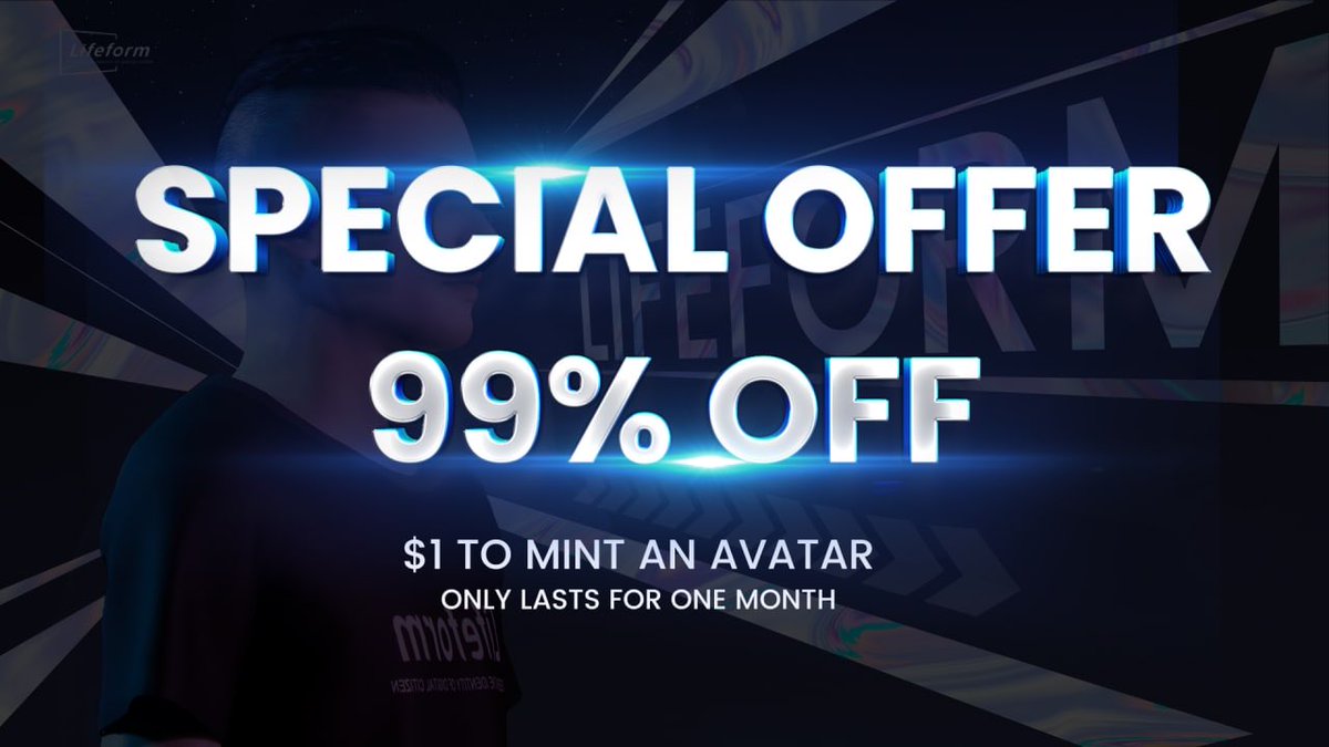 Glad to have over 140,000 Lifeformers with us! 

Thanks for all the support, Lifeform Avatar Public Mint will start tomorrow. 

🔥Special offer for the mint: 1 $BUSD (back to $100 in a month)

Mint your avatar to join the upcoming #SuperAvatar event with a $100,000 prize pool!