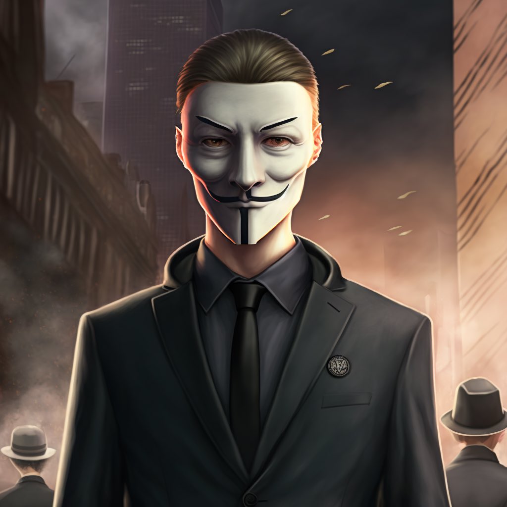 SCRTK9's tweet photo. “Behind this mask there is more than just flesh. Beneath this mask there is an idea... and ideas are bulletproof.” #scrtnetwork #stashh #secretnetwork #secretnfts #scrtnfts @StashhApp @AI_senseNFTs @SecretNetwork https://t.co/jSx94vTzr1