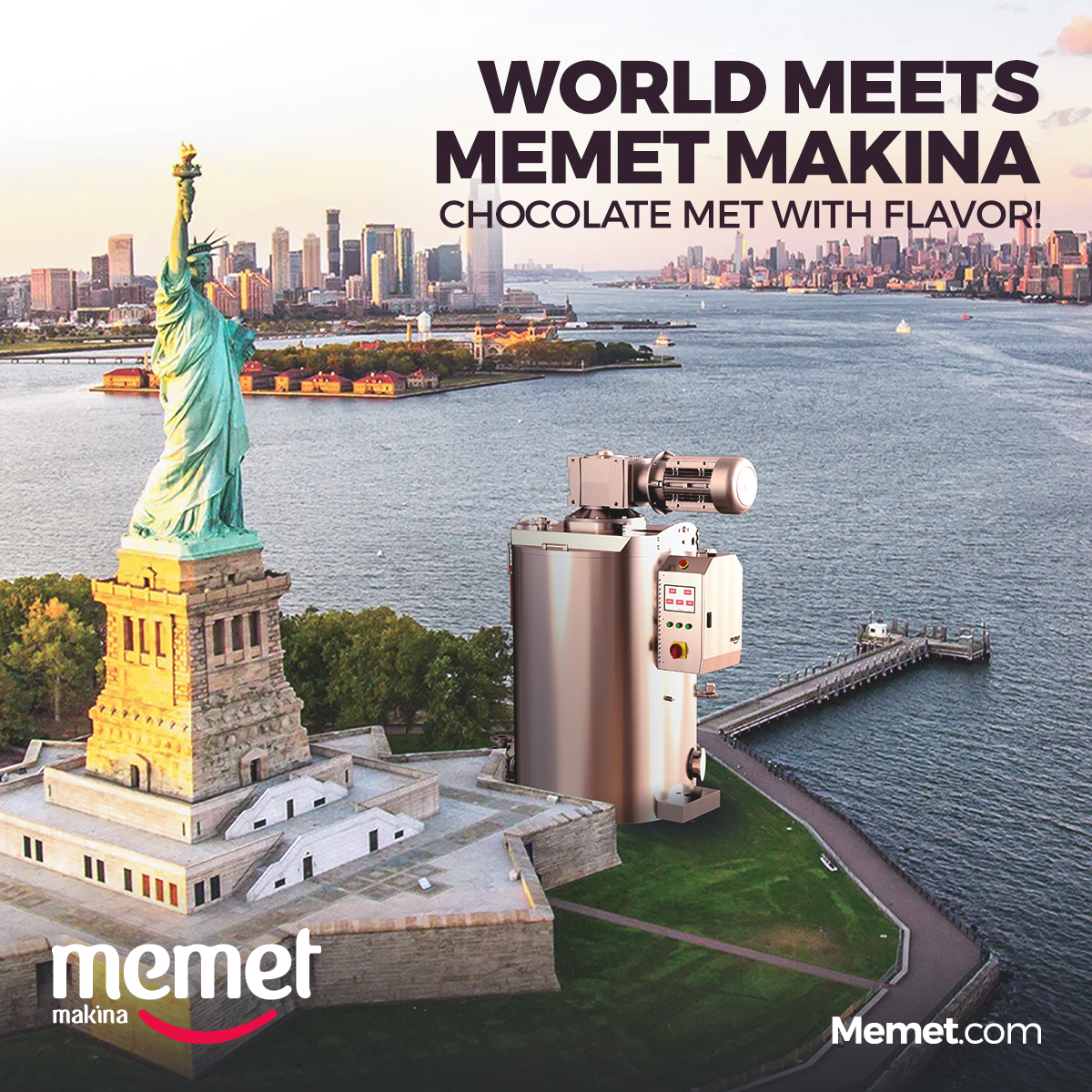 memetmakina's tweet photo. We have a say in the industry by exporting to 65 countries in the production of chocolate machines! While the world met Memet Makina, chocolate met with taste.
#Memet #MemetMakina #Makina #Chocolate #Machine #Machinery #Moulding #Packaging #CoconutPressingMachine #BallMixer https://t.co/7lQLnHnsY3