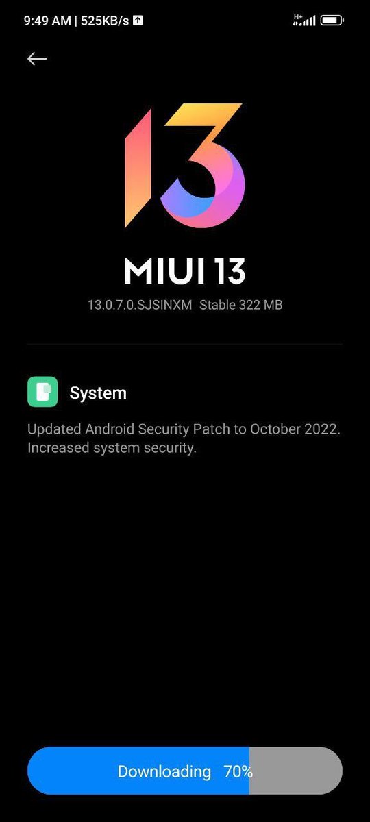 theandroidrush's tweet photo. A New MIUI 13 Based On Android 12 Update has been Released for Mi 10i Smartphone (India) – Build Details:- MIUI 13.0.7.0SJSINXM (Normal Security Update)
@RedmiIndia @XiaomiIndia @Xiaomi @MIUI_India @miuirom
#Xiaomi #MIUI13 #MIUI14 #Mi10i #MIUI13Update #RedmiNote12Pro https://t.co/cIPPmmx0yt