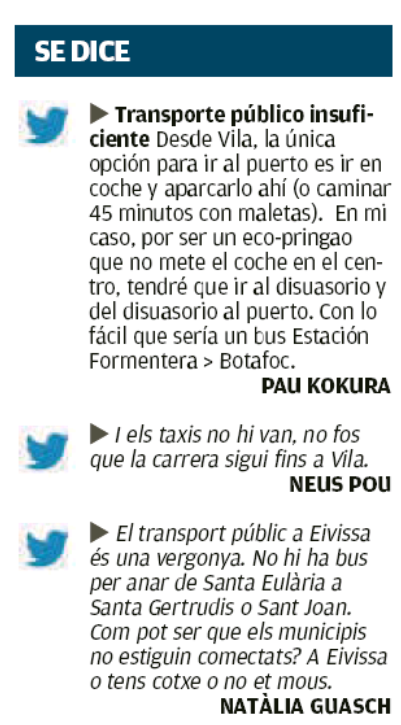 FSEPSOE's tweet photo. ❌🚌 Transport públic "vergonyós", amb denúncies diàries de falta de serveis, retards o mal estat de vehicles i parades.

Queixes a les xarxes per la nefasta gestió de Vicent Marí al Consell Insular, avui a @Diario_de_ibiza 🗞

#VicentMaríNoAjuda

🌹#GrupPSOEConsell #Eivissa https://t.co/t3XJnHI1mt