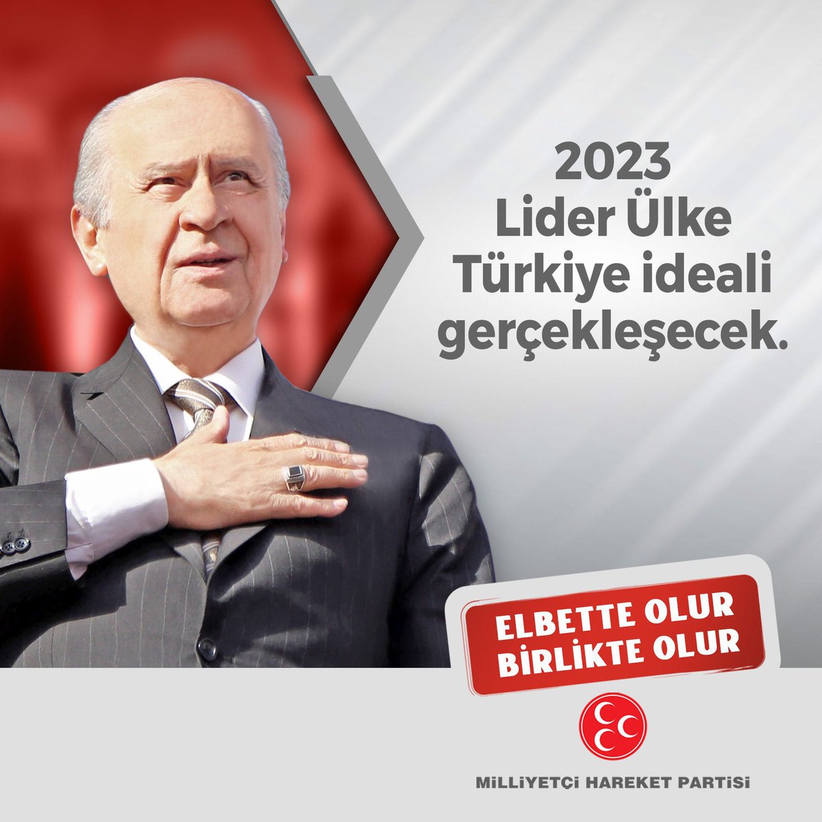 2023 Lider Ülke Türkiye ideali gerçekleşecek.
#ElbetteOlurBirlikteOlur