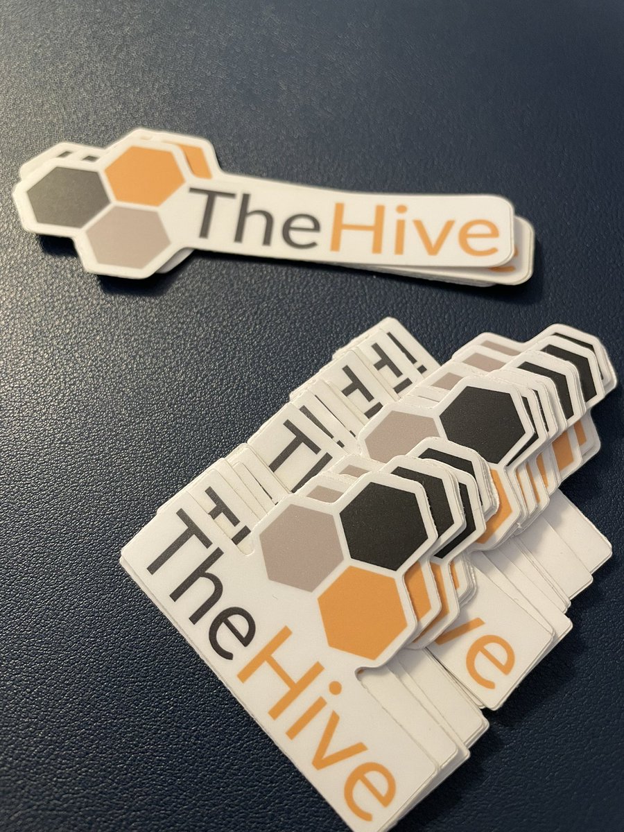 Just found some stickers of #TheHive’s logo made in 2015 😍 #flashback @TheHive_Project