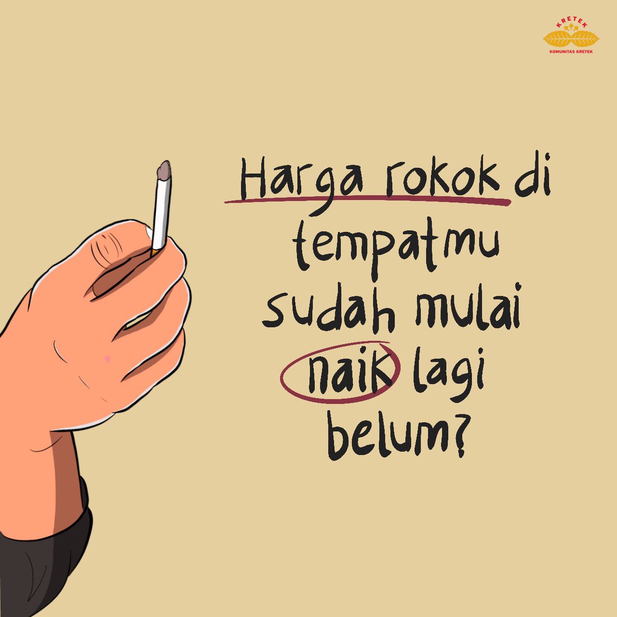 Gimana udah naik lagi belum?