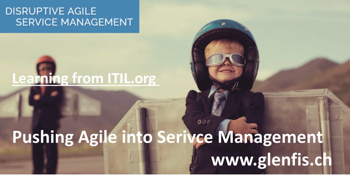 Learn from the best, the ITIL.org experts. When it comes to making service management agile, you have to know how to do it. Glenfis experts have the experience. Arrange a training for your team directly with them. Hybrid or on-site. glenfis.ch/service-manage…