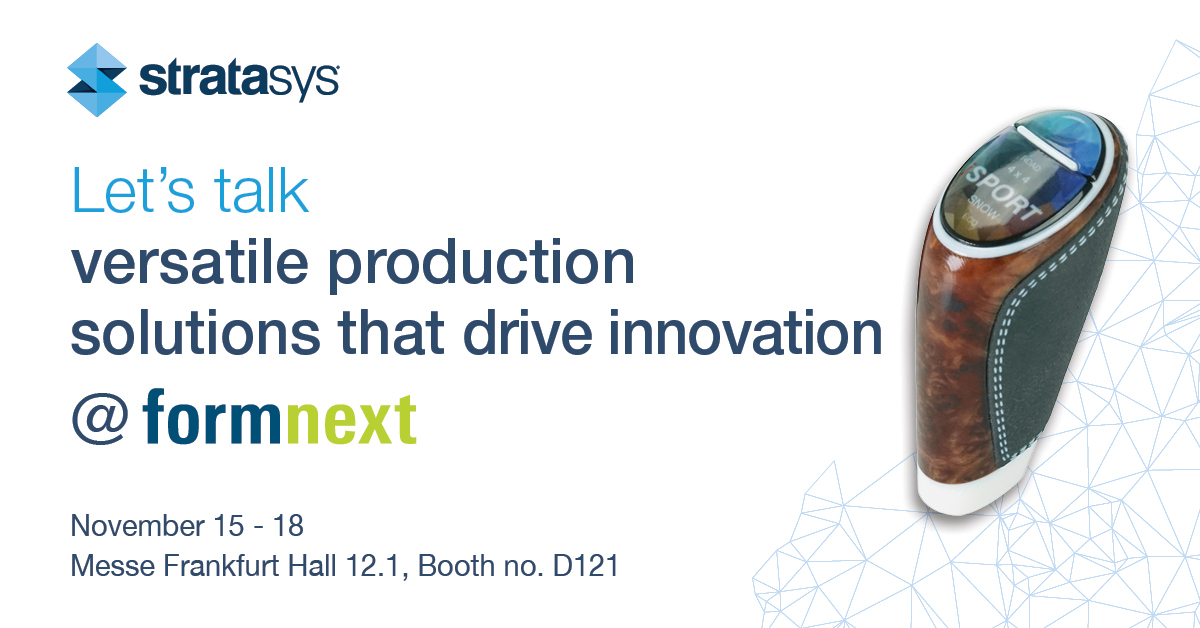 Are you already excited for @formnext_expo 2022? Join us from 15th - 18th November at booth D121 in hall 12.1 and let's talk about versatile production solutions that drive #innovation in the #automotive and #mobility sectors. okt.to/zypgVt  #formnext