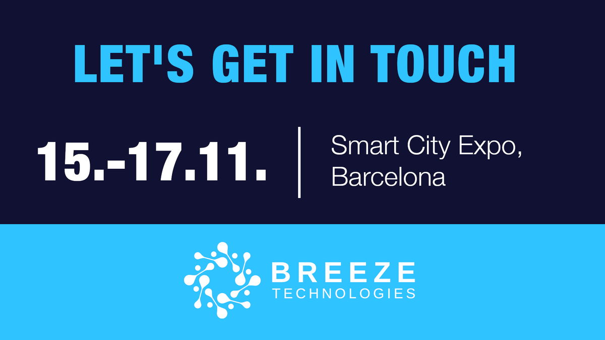 RT breezetech: Mark your calender and come to the beautiful city of #Barcelona next week! By the way you can visit our #booth107 in #hall2 at the Smart City Expo. See you there! #SCEWC22 #smartcity #AirPollution