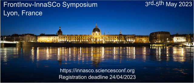 Save the date: Innasco meeting very soon 
innasco.sciencesconf.org
<a href="/InsermAuRA/">Inserm Auvergne-Rhône-Alpes</a> @ENSdeLyon <a href="/Inserm_EN/">Inserm_EN</a> <a href="/crcl/">CRCL</a> <a href="/CIRI/">Cook Inlet Region</a>
