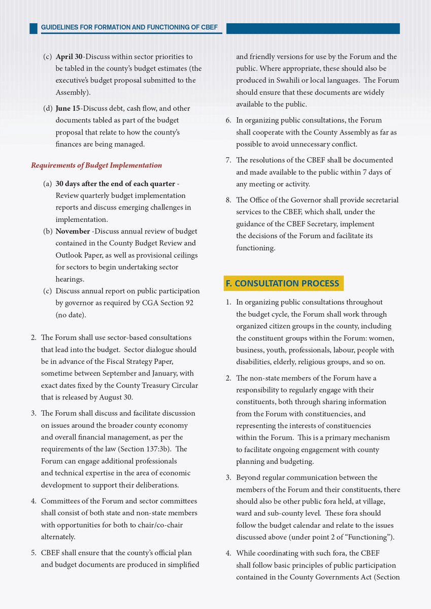 jkinuthia08's tweet photo. As county govts settle in, its time to form the County Budget and Economic Forums. These  guidelines by @CRAKenya and other partners including @IBPKenya provide a basic layout on how to form and run CBEFs. Has your county started the process yet? https://t.co/WAwWP9csgQ https://t.co/Fk8UpJwxlb
