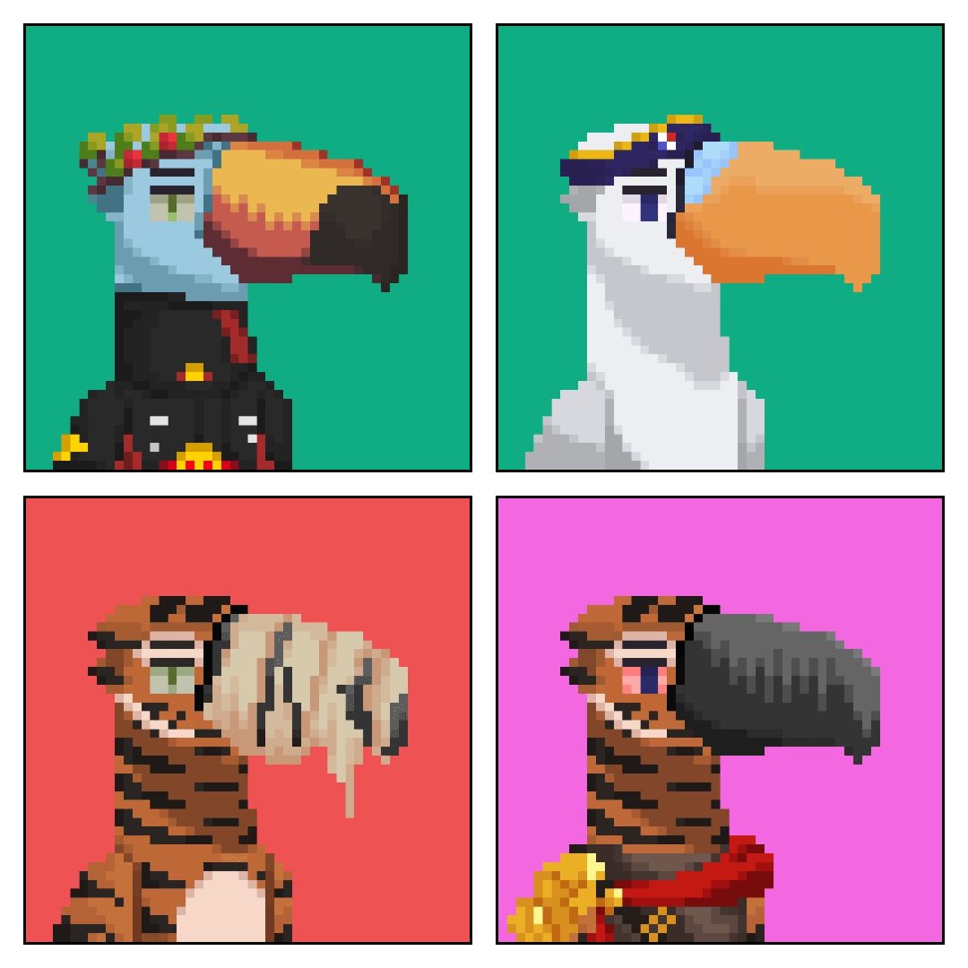 Applebuzz2's tweet photo. @swissnftfund @killabearsnft @corntownwtf @ENSMaxisNFT @ApeGangNFT Look at those. Apes earning $gang, brawling in #agfightclub, toucans can be burned to increase $gang and buff the apes in fightclub in the near future. https://t.co/MJyfFlAMRu