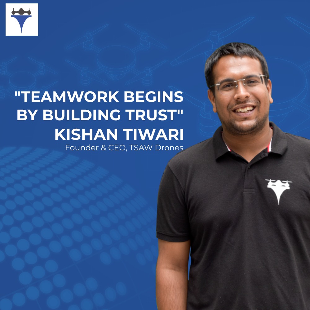 DronesTsaw's tweet photo. Team goals create opportunities to build trust and collaboration. Kishan Tiwari, Founder & CEO of TSAW Drones.
Tag the individuals in your life who are a constant source of support.
#tsawmotivation #motivation #tsaw #drone #motivationalpost #tsawdrones #logistics #dronelogistic https://t.co/yQr0cZLHQ6