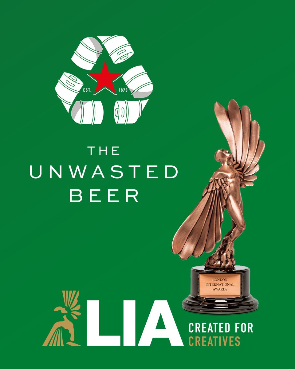 publicisdublin's tweet photo. A week late to the celebrations, but turns out Heineken Unwasted Beer picked up a bronze at @LIAawards!
Saluti to our project partners at @PublicisItaly and all the team at @Heineken_IE! https://t.co/kFSLKtmKYJ