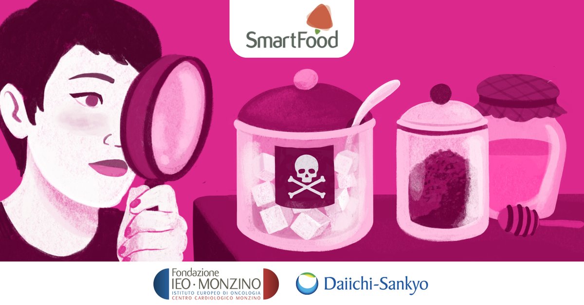 DaiichiSankyoIT's tweet photo. Lo zucchero è un veleno per il nostro organismo e quanto ne posso consumare al giorno? Meglio lo zucchero di canna? Miele e malto sono buoni sostituti? Nel 9° episodio del podcast #PinkPositive il Team Smartfood fa chiarezza sull’argomento. Ascoltalo qui: https://t.co/CjCC2nv7sE https://t.co/I1UImcy1BI