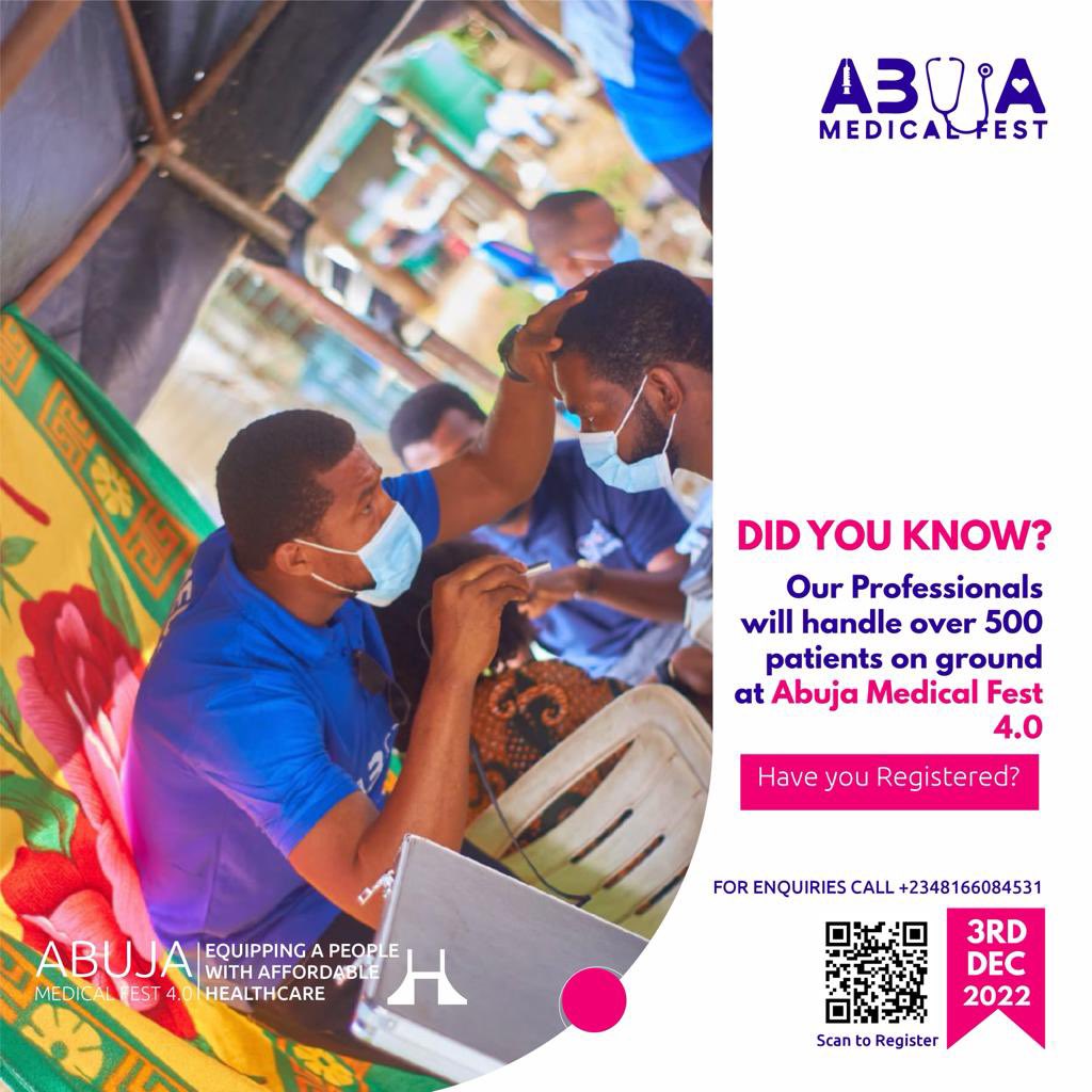 the_naomii's tweet photo. Affordable Healthcare should be available to all #AbujaTwitterCommunity can access healthcare at its cheapest during #AbujaMedicalFest.
Cc: @abujamedicafest
Don't miss this!!! https://t.co/xTrORw0QIW