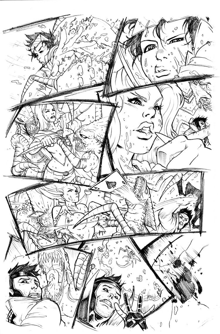 MikeJCart's tweet image. Throwback to a X-men comic I did! 
#marvel #xmen #comics