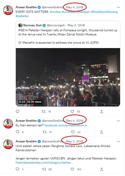 Mohd Najib Tun Razak tweet media