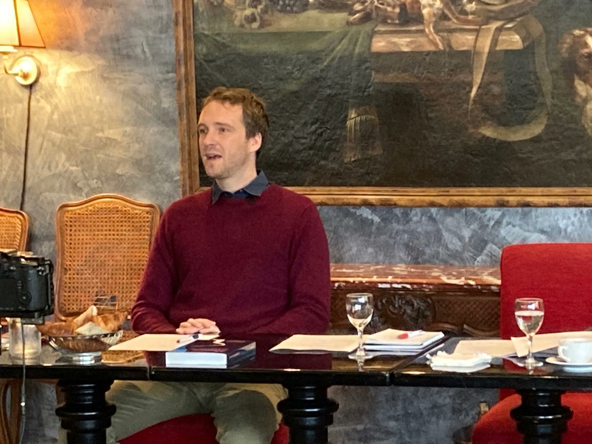 La Matinale du Club : <a href="/BenjaminBriceFR/">Benjamin Brice</a> 
"Nous n'avons aucun intérêt à dépendre de combustibles fossiles que nous ne produisons pas. Tout notre système économique peut se trouver à la merci d'un défaut d'approvisionnement. " 
 #sobrieteEnergetique#énergies#Climat