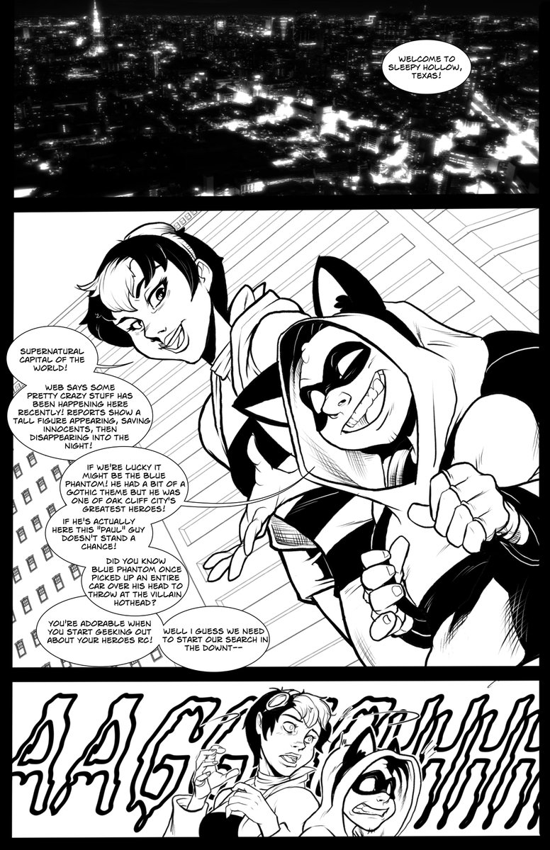 MikeJCart's tweet image. Some pages of my Creator-owned comic from "The Raccoon" that I was particularly proud of