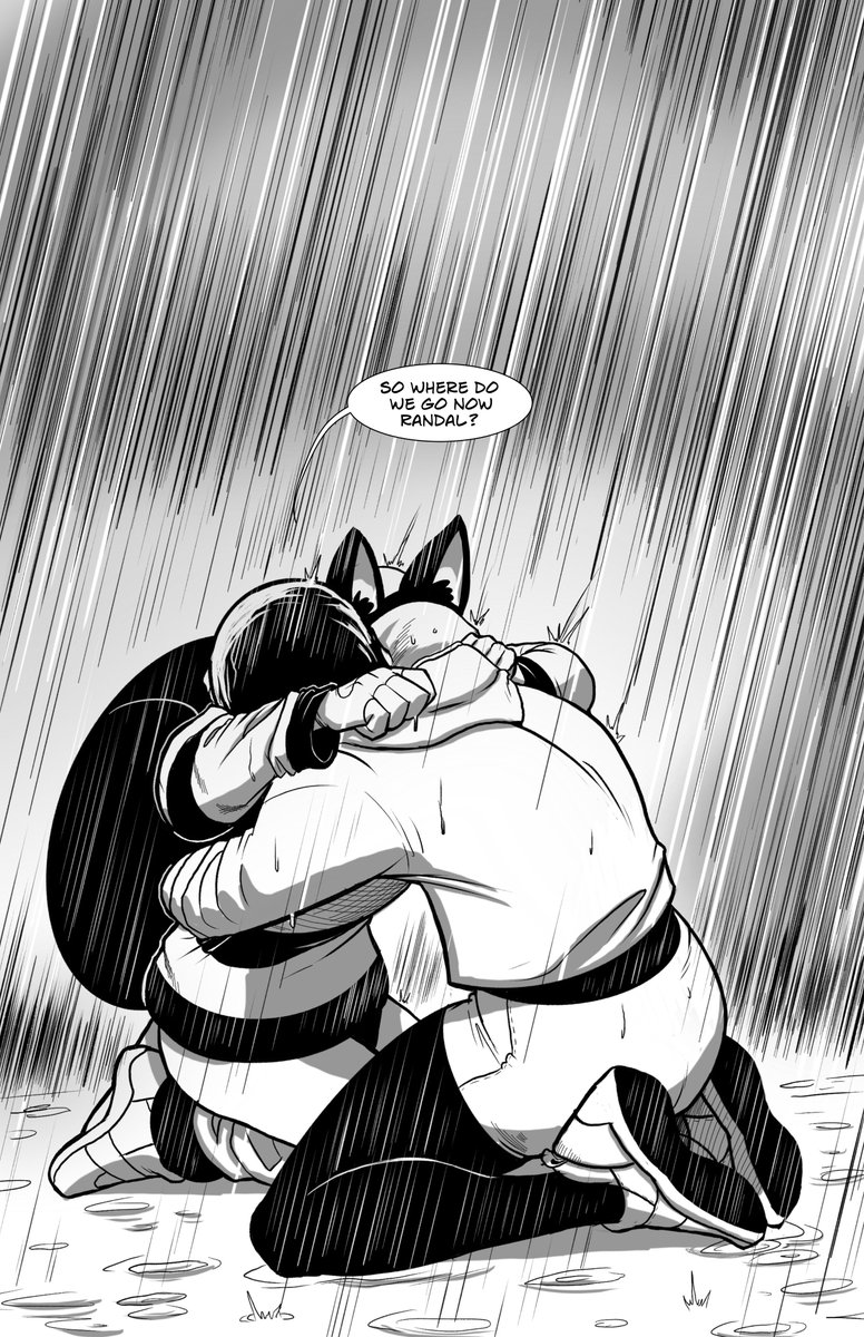 MikeJCart's tweet image. Some pages of my Creator-owned comic from "The Raccoon" that I was particularly proud of