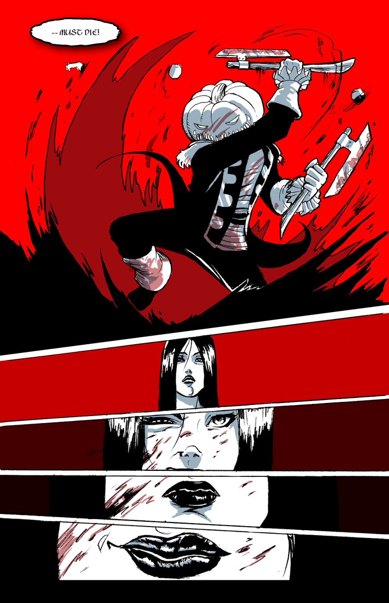 MikeJCart's tweet image. Few pages from my creator-owned book "Sleepy Hollow, Texas" from a  bit ago