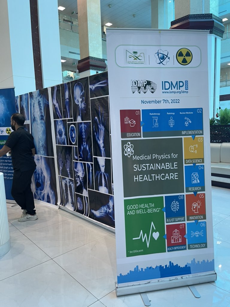 EyadMp_'s tweet photo. November 7 #IDMP2022
Happy International Day of #Medicalphysics ☢️
#اليوم_العالمي_للفيزياء_الطبية https://t.co/4hXJQO3TRv