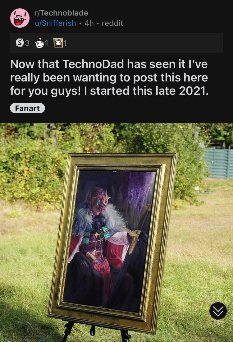 Now that TechnoDad has seen it I've really been wanting to post this here  for you guys! I started this late 2021. : r/Technoblade