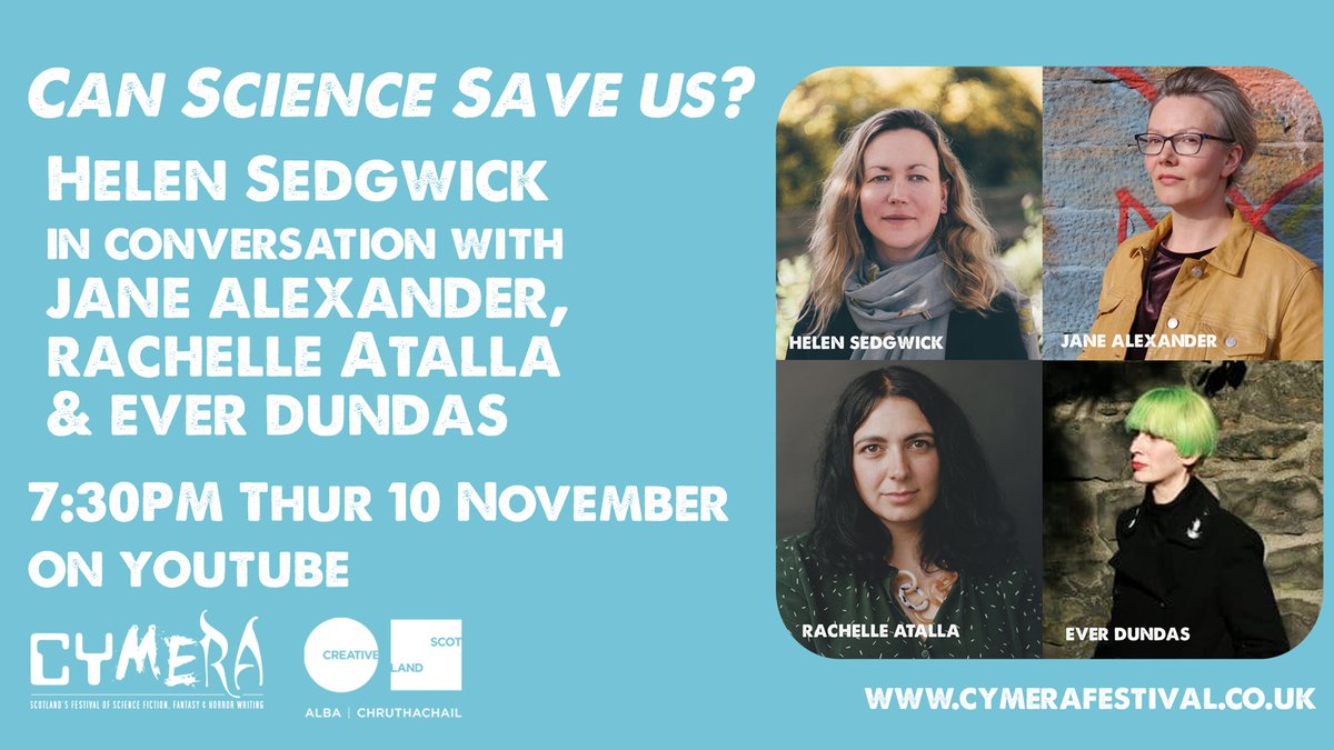 CymeraF's tweet photo. Tune in this Thursday as @helensedgwick @DrJaneAlexander  @rachelle_ata &amp; @EverDundas discuss the role of technology and medicine in their work
Thursday 10 Nov at 7:30pm on YouTube
https://t.co/CGSqkQqZHg https://t.co/2OvqFytZWZ