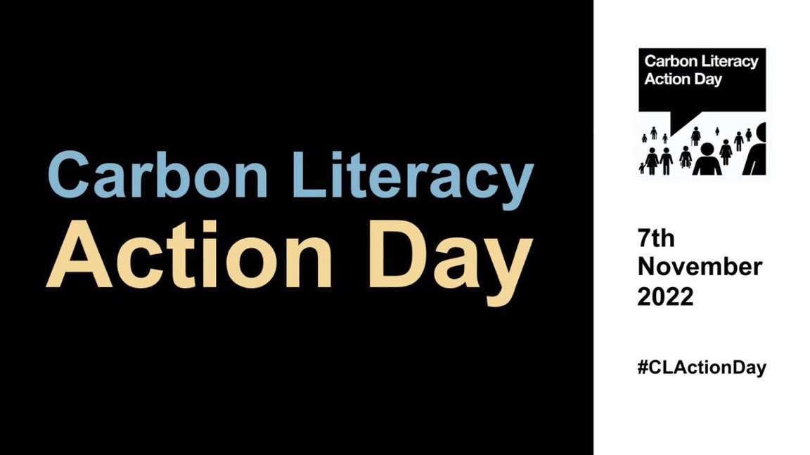 It's @Carbon_Literacy Action Day & day 1 of @COP27P! Official partners of the Carbon Literacy Project, @KSBScotland offer monthly courses on carbon literacy for charitable organisations. Learn the benefits of becoming carbon literate & book: keepscotlandbeautiful.org/climate-change…
#CLActionDay