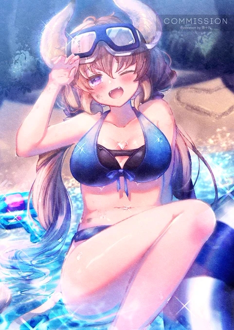 #いいおなかの日らしいのでお腹が見えてるイラスト集めてみました 