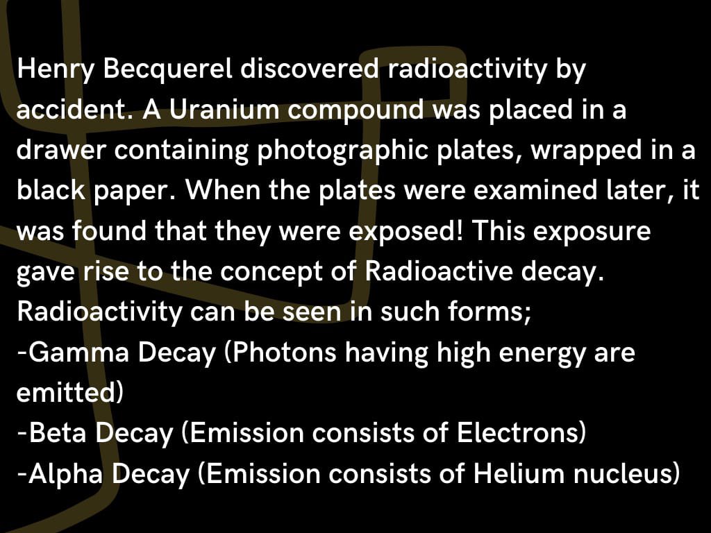 thelightutors's tweet photo. It’s time for #MondayTidbits! Topic for today is Radioactivity https://t.co/8uYbuQVV2B