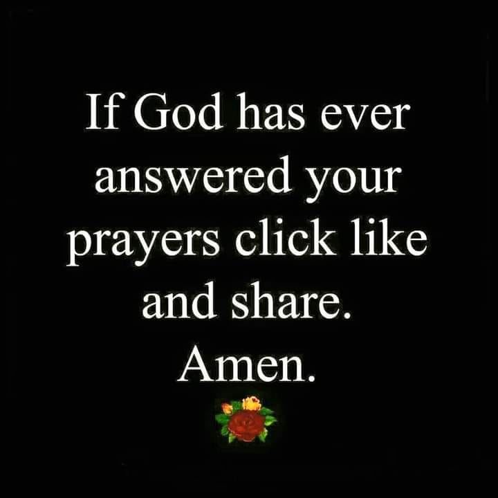 I Believe in GOD and in the power of prayer. Who else will declare this? 👇🏻