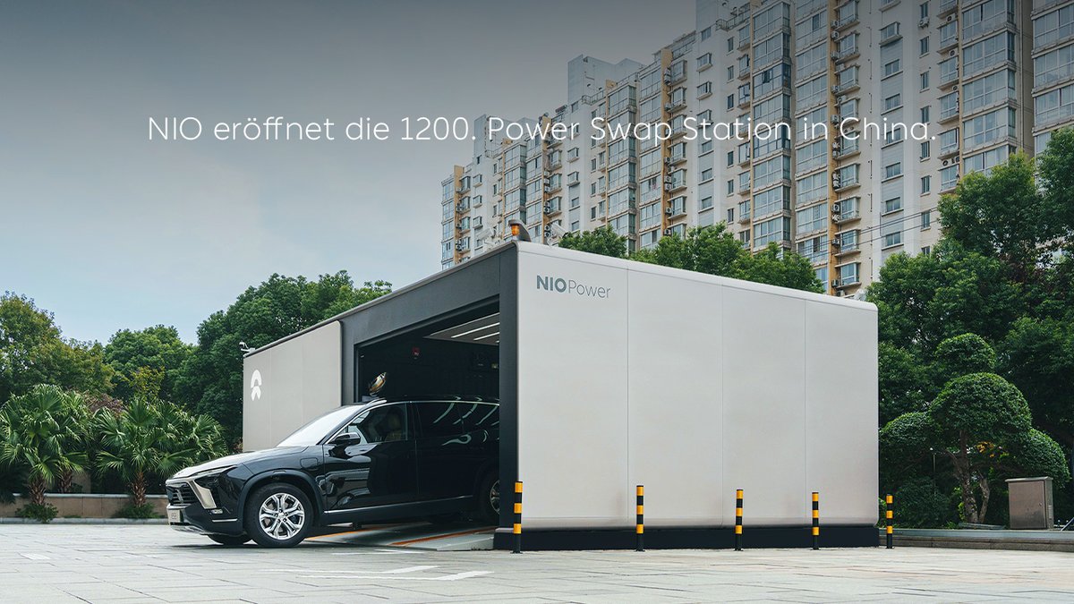 Mit der Eröffnung der NIO PSS in Suzhou am 6. Nov hat NIO insgesamt 1.200 PSS in China errichtet. 

User haben nahezu 14 Mio Swaps durchgeführt, wobei der Tagesdurchschnitt über 30.000 liegt. Alle 2,8 Sek verlässt ein NIO Modell eine PSS. 

#NIOPower #BlueSkyComing
