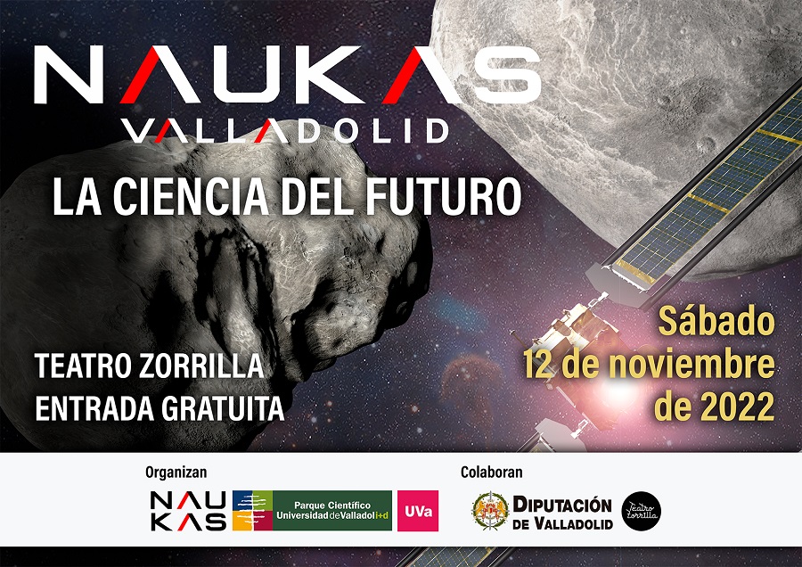 PC_UVa's tweet photo. Este sábado... #NaukasValladolid

Acceso libre y gratuito hasta completar aforo por orden de llegada. 

Apertura puertas por la mañana: 10.00 horas
Apertura puertas por la tarde: 16.40 horas

Más información y programa: https://t.co/8wys1nKHY5
#SemanadelaCienciaCyL https://t.co/lClMvyEaRT