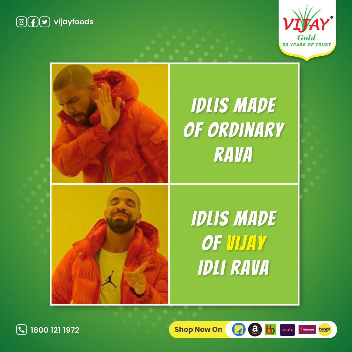 VijayFoods_'s tweet photo. No More Ordinary Rava Idli's π
ββοΈπ
#memesforfun #memesfunny #memesdaily #memesindia #vijayfoods #MEMES #meme2022 #trending #trendingmemes #viral #trend #memesdaily #memeoftheday #trendingmeme #memes #meme #funnymemes #memestagram #trendingmemesdaily #trendingmemesinindia https://t.co/bZRgytHOrg